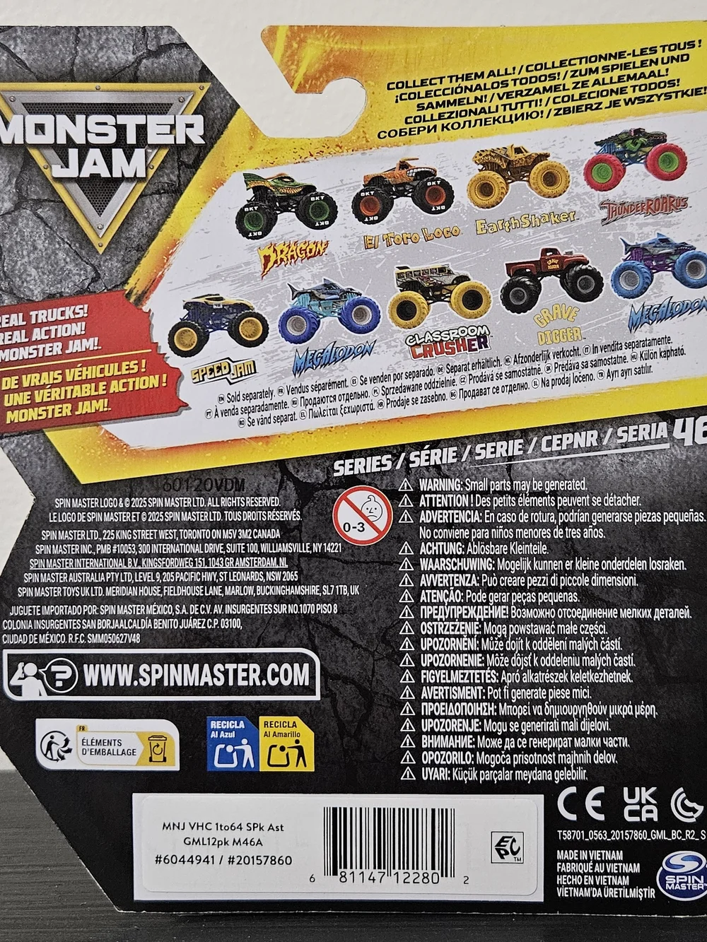 2026 Monster Jam Series 46 Speed Shed Classroom Crusher 1:64 Monster Truck
